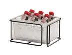 image of Cal-Mil 25206-1012-13 Ice Display Housing, 13.25" x 11" x 7.25" Black Wire, Rectangular, 12-23" Long Side