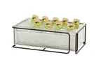 image of Cal-Mil 25206-1220-13 Ice Display, 21.25"x13.25"x7.25" Black Wire Rectangular Housing, Complete