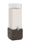 image of Cal-Mil 28605-3-140 Beverage Dispenser, 8.25" x 10" x 27.75" H, 2-3 Gallon, Mocha, Plastic