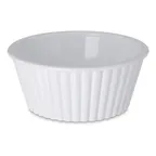image of Carlisle 084502 - 4-1/2 oz White SAN Ramekin, 3-1/2" Dia, Dishwasher Safe, NSF, BPA Free