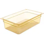 image of Carlisle 10402B13 StorPlus High Heat Food Pan, 1/1 19.4 Qt, 6" Deep, PES Amber, NSF, BPA‑Free