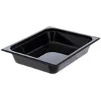 image of Carlisle 10420B03 StorPlus Hot Food Pan, 1/2 Size, 3.7 Qt, 2-1/2" Deep, Polyether Sulfone Black, NSF