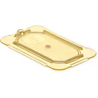 image of Carlisle 10536U13 StorPlus Lid, 1/9‑Size PES, -40°F to 380°F, Dishwasher Safe, BPA‑Free, USA