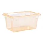 image of Carlisle 10612C22 StorPlus Food Storage Box, 5‑Gal Yellow, 18"×12"×9" PC, Stackable, NSF‑Certified