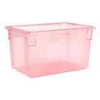 image of Carlisle 10624C05 StorPlus Food Storage Box, 21.5‑Gal Red, 26" L × 18" W × 15" H Polycarbonate