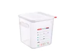image of Carlisle 11854 Araven 8.4 Qt Square Food Storage Container, 8-7/8"W x 8-7/8"D x 9-1/2"H, Clear Polypropylene