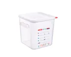 image of Carlisle 11856 Araven Food Storage Container, 12.6qt, 11-1/4" Square, Clear Polypropylene, BPA‑Free
