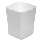 image of Carlisle 154402 StorPlus Container, 4 Qt, 6-3/5" x 8-1/9" H, Square, White PE, NSF, BPA Free