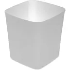 image of Carlisle 156802 StorPlus Container, 8 Qt, 8-3/5" x 9-1/4" H, Square, PE, White, NSF, BPA Free