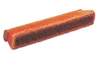 image of Carlisle 36222424 Flo‑Pac Sweep, 24" Hardwood Block, Orange PP Head, Fine/Medium Bristles, No Handle