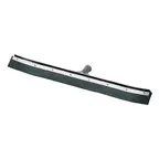 image of Carlisle 36324C00 Sparta Squeegee Head, 24" Curved Rubber Blade, Metal Frame, Hole, Non‑Marking Black