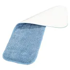 image of Carlisle 363321814 Flo‑Pac Wet/Dry Mop Pad, 18" x 5‑1/2" Head, Blue Looped‑End, Polyimide Blend