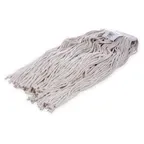 image of Carlisle 36983200 Flo‑Pac Wet Mop Head – X‑Large 32 oz Cotton, 4‑Ply Cut‑End, 1‑1/4" Polyester Band