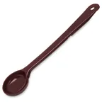 image of Carlisle 395801 Spoon, 1.5 oz Plastic, Reddish‑Brown Handle, Heat‑Resistant to 270°F, NSF & BPA‑Free