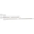 image of Carlisle 4035500 Sparta Paddle Scraper, 72" Long White Nylon, Steel Handle, 300°F Heat‑Res, Finish