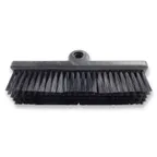 image of Carlisle 40423EC03 Sparta Dual Floor Brush Head, 10" Black Plastic Block, Bristles, BPA Free