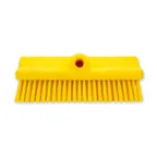 image of Carlisle 40423EC04 Sparta Surface Floor Brush Head, 10" Yellow Plastic Block, Polyester Bristles
