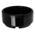 image of Carlisle 41003 - 2‑Oz Black Melamine Ramekin, 2‑7/8" Dia, Footed, Dishwasher Safe, NSF, BPA‑Free