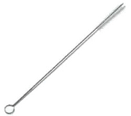 image of Carlisle 4110900 Pipe Brush, 18" Overall Length, 5" Long x 1/2" Dia. Polyester Bristles, White