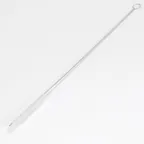 image of Carlisle 4117602 Pipe Brush, 24" long x 1" dia., Loop Handle, Polyester Bristles, White
