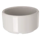 image of Carlisle 41242 Plastic Ramekin, 3 oz, 3" Diameter, Bone Melamine, Dishwasher Safe, Stackable