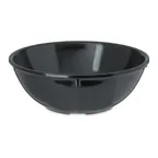 image of Carlisle 4352103 Nappie Bowl – 14oz, 5-9/20" Dia, Black Melamine, Reinforced Rim, Dishwasher Safe