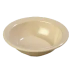 image of Carlisle 4353125 - Dallas Ware Fruit Bowl, 4-3/4 oz (4-1/2" dia), Rim & Foot, Melamine Tan