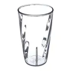 image of Carlisle 4366607 Swirl Tumbler, 12 oz Clear Polycarbonate, Dishwasher Safe, Shatterproof, Recyclable