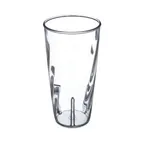 image of Carlisle 4367407 Swirl Tumbler, 22 oz Clear Polycarbonate, Stain‑Resistant, Dishwasher Safe