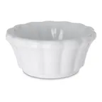 image of Carlisle 4394202 Plastic Ramekin, 1 Oz 2‑3/4" Diameter, White Melamine, BPA‑Free, Up to 212°F