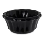 image of Carlisle 4394303 Plastic Ramekin, 2 oz (3-1/11" Dia.), Black Melamine, NSF, BPA‑Free, Dishwasher