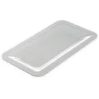 image of Carlisle 4446002 Food Pan, 1/3 Size, 1" Deep, White Melamine, BPA‑Free, Dishwasher Safe