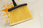 image of Carlisle 4686100 Duo-Sweep Flagged Lobby Broom, 36" Natural Bristle, Black Metal Handle - 1/Each