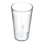 image of Carlisle 5212-207 Stackable 12oz Clear Textured SAN Tumbler – BPA Free, Dishwasher Safe