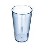 image of Carlisle 5212-854 Stackable 12oz Tumbler, Blue Pebbled, SAN Plastic – 12/Pack