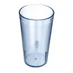 image of Carlisle 521254 Stackable 12oz Blue SAN Tumbler, Pebbled, BPA‑Free, Dishwasher Safe, USA