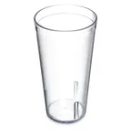 image of Carlisle 5220-207 - 20oz Clear Textured Stackable Tumbler, SAN Plastic, BPA Free, Dishwasher Safe