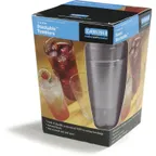 image of Carlisle 5224-807 - 24oz Stackable Clear Tumbler, Textured SAN, BPA Free, Dishwasher Safe, 12/Pack