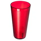 image of Carlisle 5232-63550I Coca-Cola Tall Tumbler, 32oz, Ruby Textured SAN, BPA‑Free, Stackable