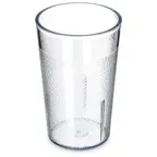 image of Carlisle 550107 - 5oz Stackable Clear Tumbler, Textured SAN, BPA‑Free, Dishwasher Safe, Recyclable