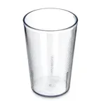 image of Carlisle 5526-207 - 8oz Clear Textured Stackable Tumbler, SAN, BPA Free, Dishwasher Safe