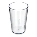 image of Carlisle 552607 Stackable Tumbler – 8 oz Clear Textured SAN, BPA Free, Dishwasher Safe