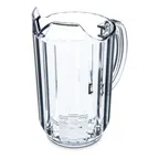 image of Carlisle 553807 Pitcher, 48 oz Polycarbonate, Contoured Lip, Certified, Dishwasher Safe, Made in USA