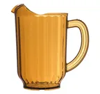 image of Carlisle 554013 VersaPour® Pitcher – 60 oz Amber Polycarbonate, Grip Handle, NSF Certified, USA Made