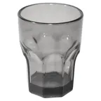 image of Carlisle 580618 Louis 6oz Black SAN Tumbler – Smooth, Dishwasher Safe, BPA-Free