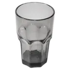 image of Carlisle 581018 10oz Louis Tumbler, Black Smooth SAN, Dishwasher Safe, 0°F-180°F, Stackable