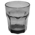 image of Carlisle 581218 Louis Rocks Tumbler, 12 oz, Black, Smooth, SAN, BPA Free, Dishwasher Safe