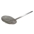 image of Carlisle 601528 Skimmer, 8" dia. bowl, 22" long, Nickel-Plated Steel, Mesh, Heavy-Duty