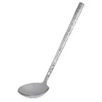 image of Carlisle 60208 Terra Ladle, 1 oz, 8-3/4", Stainless Steel, Hammered Mirror Finish