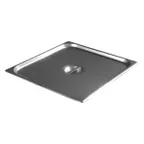 image of Carlisle 607230C DuraPan™ Steam Table Pan Cover, 2/3-size Flat with Handle, 24‑Gauge Stainless Steel